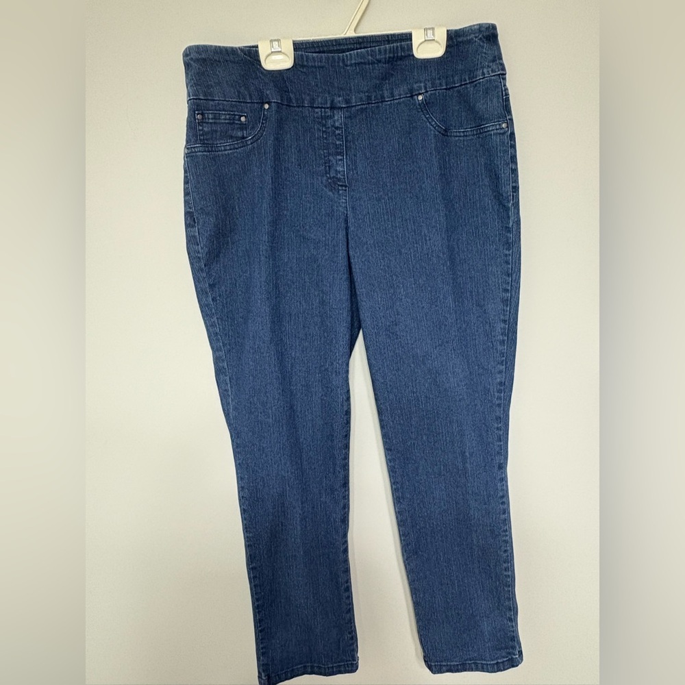 Ruby Rd. Women's Blue Ankle Jeans